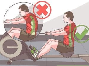 Correct way to use a rowing machine