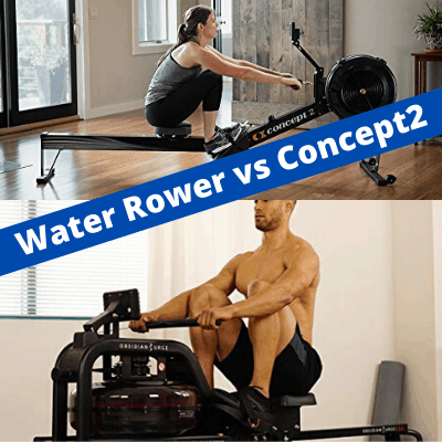 Water rowing machine comparison with Concept2 Water rowing machine comparison with Concept2
