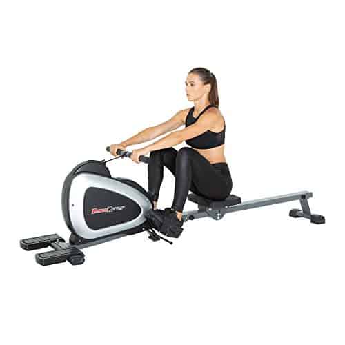Black and silver Fitness Reality 1000 Plus Rowing Machine