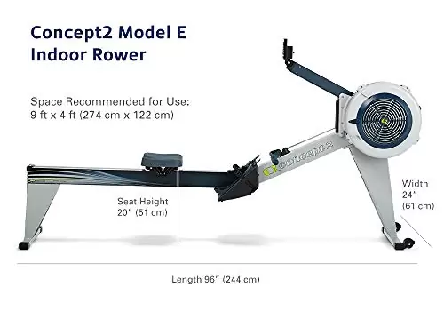 Concept2 Model E measurement