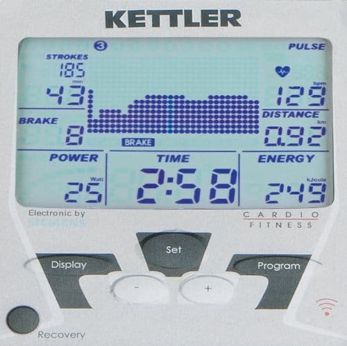Kettler Coach E rower monitor