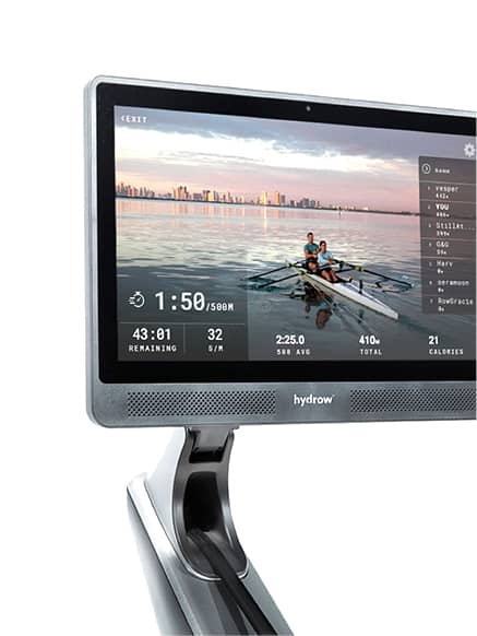 Rowing Machine with Interactive Screen