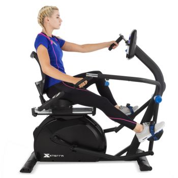 Xterra Fitness Seated Stepper in use