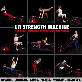 various workouts using the LIT Method Rowing Machine 