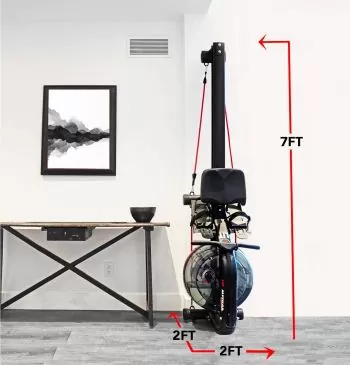 LIT Method Rowing Machine dimension