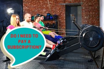 do you need subscription when using rowing machines