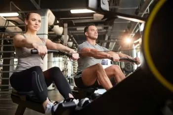 proper posture on a rowing machine 