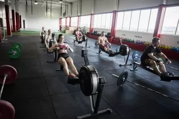 indoor rowing class