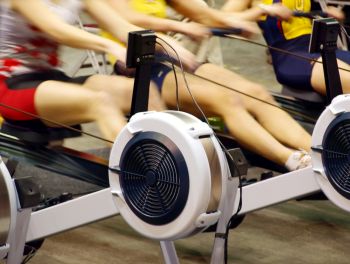 Focus on damper of Rowing machines in use