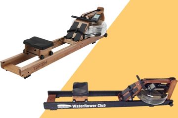 Topiom and WaterRower Water Rowing Machines