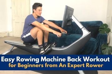 Easy rowing machine back workouts for Beginners