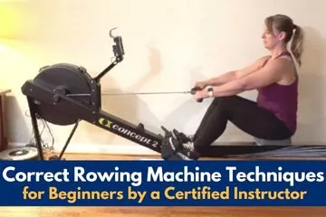 Correct rowing machine techniques by Expert Rowing Instructor Laura Tanley