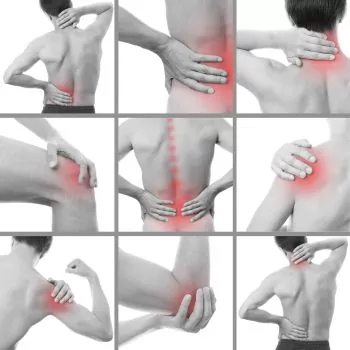 images showing various parts of the body where joint pain can occur