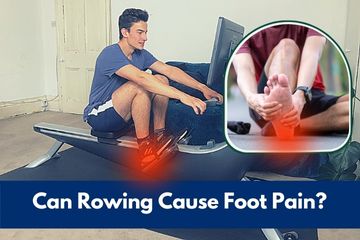 will rowing cause foot pain