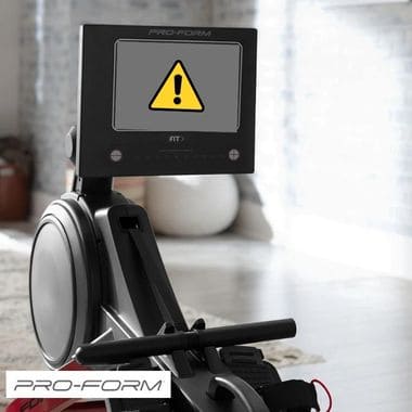 Proform rower not connecting - how to do soft reboot