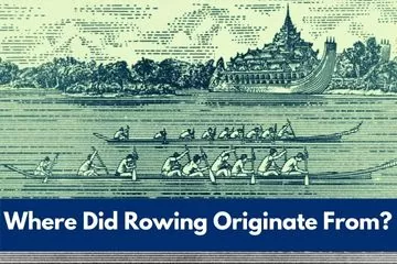 Where did rowing originate from