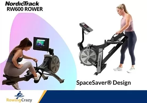 NordicTrack RW600 Rower SpaceSaver Design