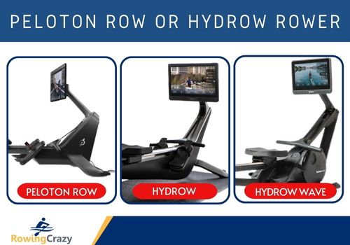Peloton Row vs Hydrow Rower vs Hydrow Wave