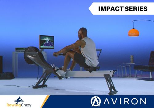 aviron impact series shown with a man using it