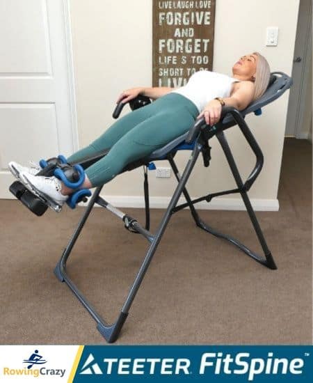 TEETER FITSPINE INVERSION TABLE in USE