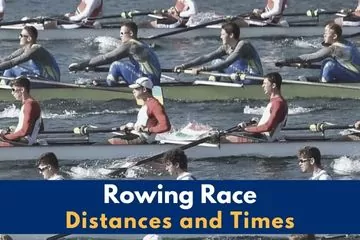 rowing race distances and times
