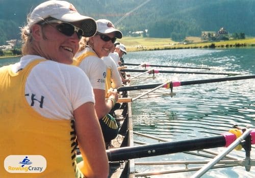 Aussie Women's 8 Training at St Moritz, Switzerland 2002