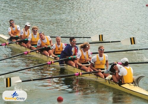 Celebrating After Winning Silver, World Championships in Seville, Spain 2002