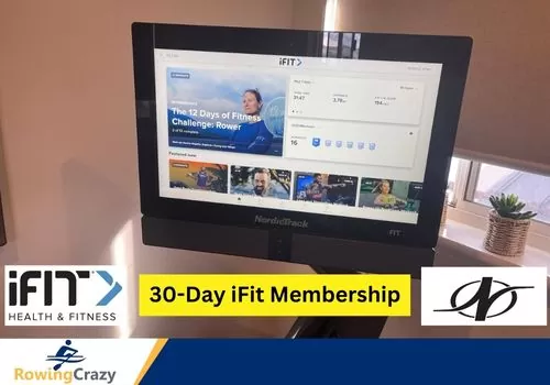 Nordictrack rower with iFit Membership