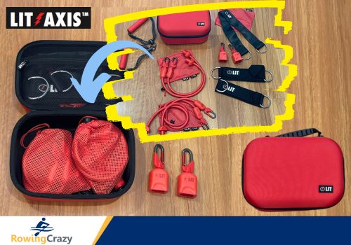 Storing LIT axis accessories in a carrying case