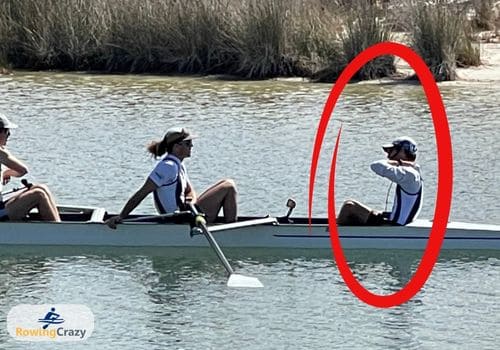 Coxswain in a National Rowing Regatta competition