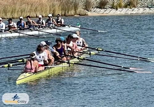 Men's 8 Sweep Racing Competition at the Australian National Rowing Championship