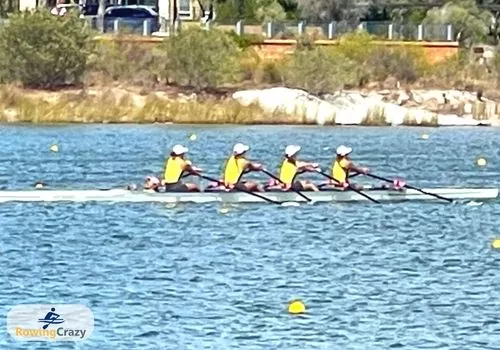 Women's 4 Sculling Team at a National Rowing Regatta