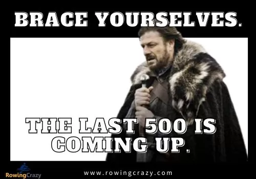 meme - Brace yourselves. The last 500 is coming up.