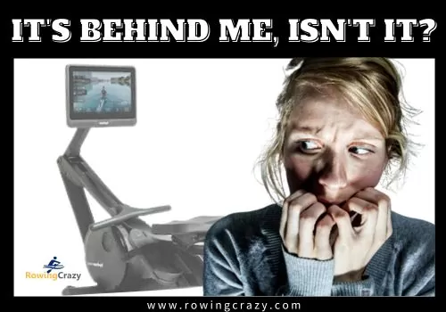 rowing meme - It's behind me, isn't it?