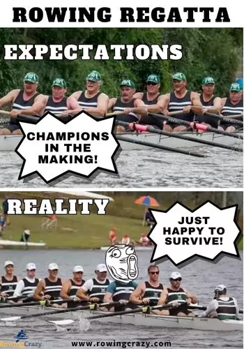 Rowing Regatta Expectations vs Reality