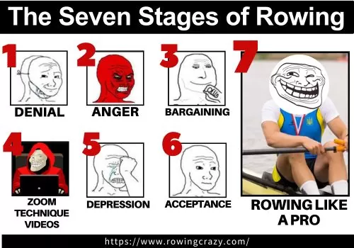 The Seven Stages of Rowing