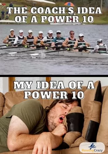 meme: The coach's idea of a power 10 vs MY idea of a power 10