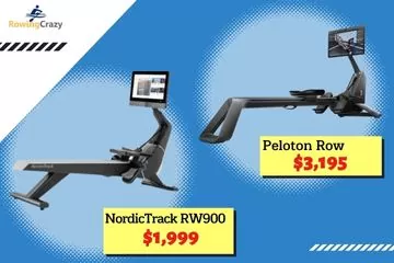 price comparison for Nordictrack RW900 and Peloton Row