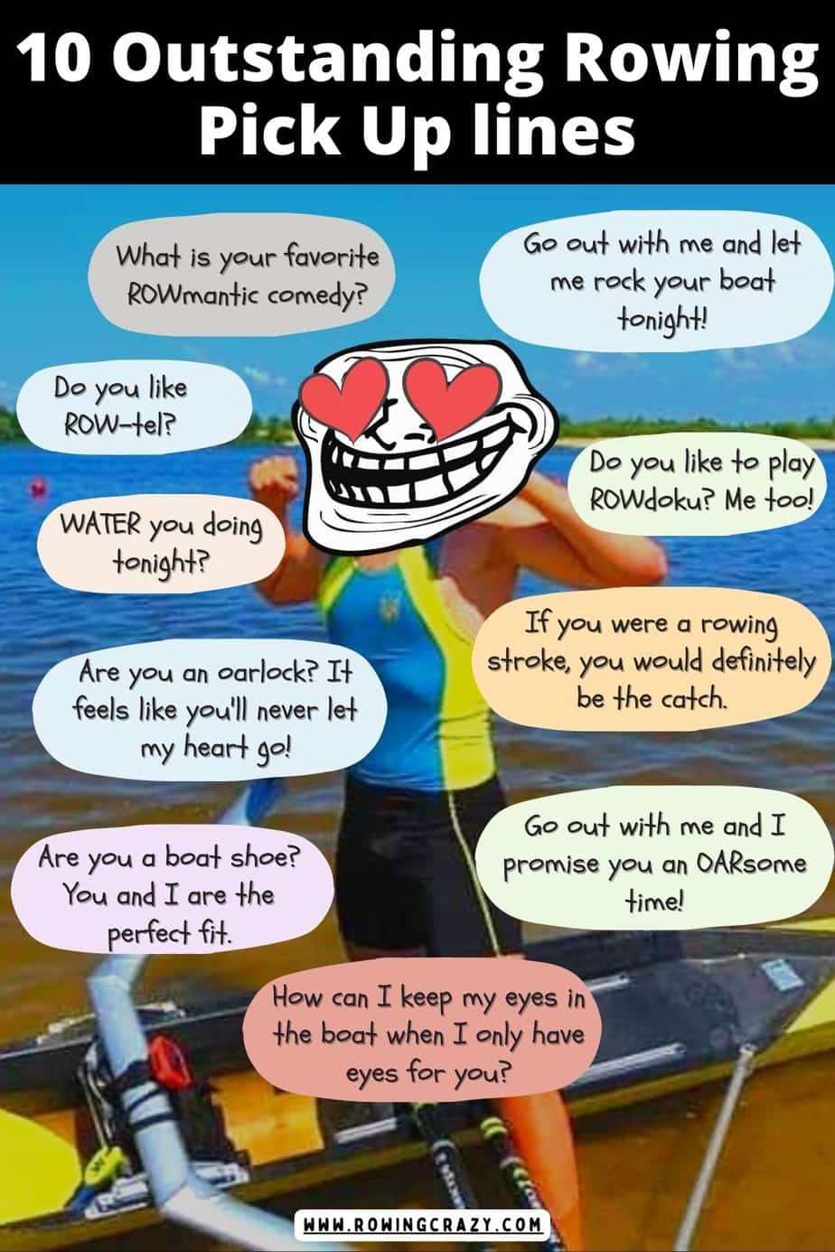 Outstanding Rowing Pick Up lines for rowers