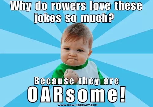 Why do rowers love these jokes so much Because they are OARsome