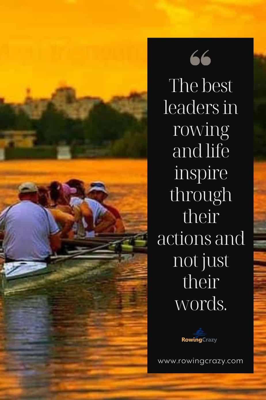 Rowing Quotes about Leadership