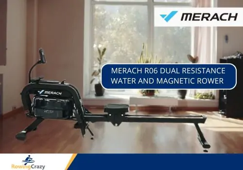 MERACH R06 dual resistance water and magnetic Rower